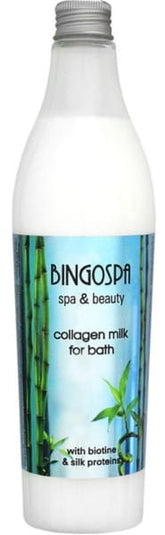 Lait de bain au collagène à la soie BINGOSPA